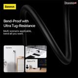  Dây Cắm Nguồn AC Nối Dài Tiện Lợi Baseus PowerCombo Mini PowerStrip 1AC (Chiều dài 1m, dùng cho củ sạc điện thoại ) 