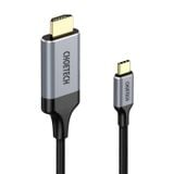 Cáp chuyển đổi USB-C sang HDMI Male Choetech CH0021 Type C to HDMI 4K/60Hz Nylon Cable (1.8m, HDMI Male 4k@60Hz Support) 