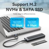  Box Đựng Ổ Cứng Di Động SSD M.2 NVMe & SATA KPL (USB 3.2 Gen 2-C, with Heat Sink, 2230/2242/2260/2280) 