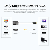  Bộ chuyển đổi HDMI to VGA VENTION 74346 (Flat Cable, with Female Micro USB + Audio Port) 