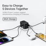  Củ Sạc Nhanh Đa Năng Du Lịch Toàn Cầu ROCK T62 Multifunctional World Travel PD Fast Charger 