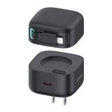  Củ Sạc Nhanh USAMS GaN Charger 35W Type C PD Fast Phone Charger Built in Quick Charge Cable 