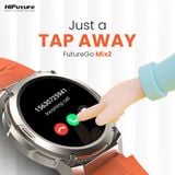  Đồng hồ thể thao FutureGo Mix 2 (IP68, 1.43 inch AMOLED Display, HiFuture SmartWatch) 