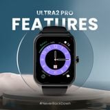  Đồng hồ Thông Minh HiFuture Ultra2 Pro (IP68, 1.78inch AMOLED, SpO2, 7 Days, Wireless Calling HiFuture SmartWatch) 