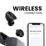  Tai Nghe Bluetooth True Wireless HiFuture YACHT (Bluetooth v5.2, 20H, IPX7, aptX, CVC 8.0 Winds Noise Cancelling) 