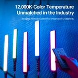  Đèn Cầm Tay RTAKO AR-GTB-SL60S 33W Digital RGB (18W + 18W, 2700-7500K, 39 Chế Độ Hiệu Ứng Đặc Biệt) 