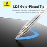  Bút Cảm Ứng Từ Tính Sạc Không Dây Baseus Smooth Writing 3 Series Stylus Collab (for iPad mini 6, Air 4/5 Pro/Pro2/Pro3/Pro4/Pro5/Pro6, 17H, LDS Gold-Plated Tip, Auto Wake by Picking Up) 