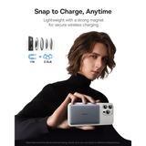  Pin Dự Phòng Không Dây Baseus PicoGo AM41 Ultra-Slim 5000mAh 20W (Sạc Không Dây 15W, Kèm Cáp C to C 0.3m 60W) 