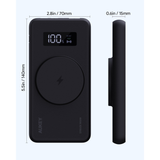  Pin Dự Phòng Aukey PB-WL01i 10000mAh 22.5W (Sạc Không Dây 15W, Smart LED Display, Tích hợp Stand) 