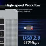  USB OTG Type-C 2.0 to MicroSD Card Reader VENTION CLM 