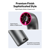  Quạt Cầm Tay AECOOLY Aero Ultra (4500mAh, 15.7H, 7 Speed Settings, LED Digital Display, 19000RPM) 