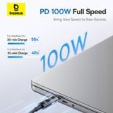  Cáp Sạc Nhanh C to C Baseus Display 2 100W (Digital Display, 480Mbps) 