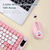  Combo Chuột + Bàn Phím Không Dây ROCK Crayon Shinchan J10 (Phạm vi lên tới 10m, 2.4GHz Receiver) 