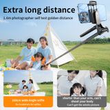  Gậy chụp ảnh tích hợp Tripod RTAKO Q052 1.8m Ultra-Wide Angle Selfie Stick (Góc rộng, 4 trục chống rung, kèm Remote Bluetooth chụp ảnh) 