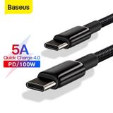  Cáp sạc nhanh và truyền dữ liệu Baseus Tungsten Gold Fast Charging Data Cable (100W) 