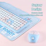 Combo Lót Chuột + Chuột Không Dây + Bàn Phím Không Dây ROCK Doraemon Transpancy Set (2.4GHz) 