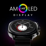  Đồng Hồ Thông Minh HiFuture AIX Premium Smartwatch (1.43 inch AMOLED, AI-Enhanced, Stainless Steel, Gorilla Glass) 