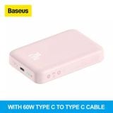  Pin Sạc Dự Phòng Không Dây Tích Hợp Nam Châm Baseus Magnetic Wireless Charging Power bank 6000mAh 20W (With Baseus Xiaobai series Cable Type-C to Type-C 60W(20V/3A) 50cm) 