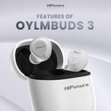  Tai nghe Bluetooth TWS HiFuture OlymBuds3 Powerful Bass (Bluetooth v5.3, 6mm Driver, 25 hours) 