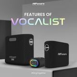  Loa Bluetooth Karaoke HiFuture Vocalist 200 (100W, kèm 2 Micro, Remote Control) 