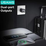  Củ Sạc Nhanh GaN USAMS CC261 20W (With Type-C Built-in cable) 