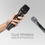  Loa Bluetooth Karaoke HiFuture MusicBox 100 (70W, 8000mAh, kèm 2 Micro, Remote Controller) 