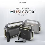  Loa Bluetooth Karaoke HiFuture MusicBox 200 (100W, 12000mAh, kèm 2 Micro, Remote Controller) 