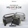  Loa Bluetooth Karaoke HiFuture MusicBox 100 (70W, 8000mAh, kèm 2 Micro, Remote Controller) 