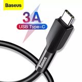  Cáp Sạc Nhanh Type-C Siêu Bền Baseus Silica Gel dùng cho Smartphone/ Tablet ( 3A, Quick Charge  Fast Data Transmission) 