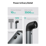  Quạt Cầm Tay AECOOLY Aero Pro (3500mAh, 14H, 6 Speed Settings, LED Digital Display, 19000RPM) 