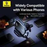  Giá Đỡ Điện Thoại Ô Tô Baseus Lightchaser Series Triple-Coil Wireless Charging Electric Car Mount (Sạc không dây 15W) 