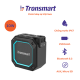  Loa Bluetooth Tronsmart Groove 2 Speaker, Công suất 10W, Chống nước IPX7, Dải led theo nhạc 