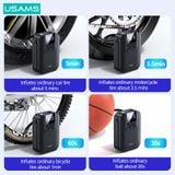  Máy Bơm Lốp Xe Hơi USAMS ZB215 (5000mAh, with LED Light, 80W) 