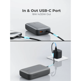  Pin Dự Phòng AUKEY Spark Mini PB-Y57 20000mAh 20W (LED Display) 