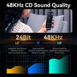  Micro Không Dây USB-C with Charging Case VENTION NCA (48kHz, 7Hrs, One paring Two, 300m, Bộ 2 cái) 