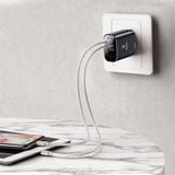  Bộ sạc đa năng Baseus Baseus Mirror Lake 3 cổng sạc ( 3 Ports USB, LED Intelligent Digital Display,  3.4A Fast Charging) 