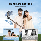  Gậy Chụp Ảnh Selfie Thế Hệ Mới Q10R MINI Clip (Xoay 360°, 3.0"-7.5", Bluetooth Remote Control) 