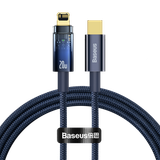  Cáp Sạc nhanh Tự Ngắt Gen2 Baseus Explorer Series cho iPhone/iPad (Type C to Lightning Auto Power-Off, PD 20W Fast Charging Data Cable) 