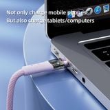  Cáp Sạc Nhanh C to C/USB to C ROCK Z21 Transparency Series 100W/6A (1.2m) 