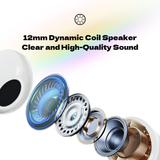  Tai Nghe Bluetooth TWS ROCK Air Bubble (Bluetooth v5.3, 4H, 310mAh, Visible Battery Level) 