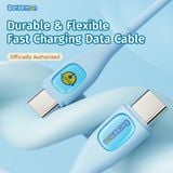  Cáp Sạc Nhanh Cho iPhone 14/15 Series ROCK Doraemon C to L/C to C Fast Charging Data Cable (1.2m, 27W/60W, Doraemon Authentic Licensed) 