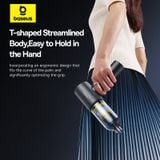  Máy Hút Bụi Cầm Tay Baseus AT Car (45W, 5000pa, 2000mAh*2pcs, <75dB) 