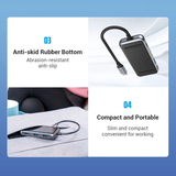  Hub Mở Rộng Kết Nối Đa Năng VENTION TFDHB (USB-C to USB3.0*4/PD) 