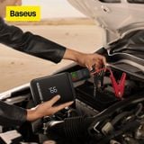  Bơm Lốp Đa Năng Kiêm Kích Bình Ô Tô Baseus Super Energy 2-in-1 Jump Starter Sạc Pin Cầm Tay 8000mAh 