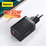  Sạc Nhanh Nhỏ Gọn Baseus Super Si Pro Quick Charger C+U 30W 