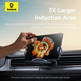  Giá Đỡ Điện Thoại Ô Tô Baseus Lightchaser Series Triple-Coil Wireless Charging Electric Car Mount (Sạc không dây 15W) 