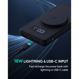  Pin Dự Phòng Aukey PB-WL01i 10000mAh 22.5W (Sạc Không Dây 15W, Smart LED Display, Tích hợp Stand) 