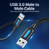  Cáp Nối Dài USB3.0 VENTION CONBF (1m, USB 3.0 A Male to A Male) 