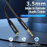  Dây cáp âm thanh chất lượng cao AUX Audio 3.5 VENTION BBZBF/BBZBH (AUX Cable 3.5mm, Male to Female) 
