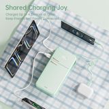  Pin Dự Phòng Kèm Cáp ROCK Y18 Fridge Series 20000mAh 22.5W (with Type-C + Lightning Built-in Cable) 